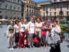 Firenze: foto di gruppo in piazza Signoria