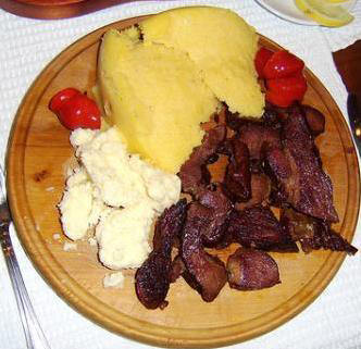 Pastramă de berbecuț/oaie (Smoked lamb/sheep meat) 