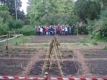 Danish allotment in June