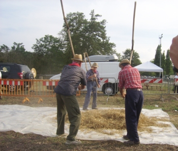 rievocazone della scartocciatura e sgranatura del granturco