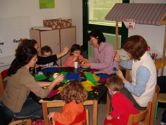 genitori nei laboratori