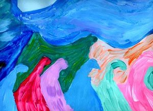 il mare dipinto dai bambini