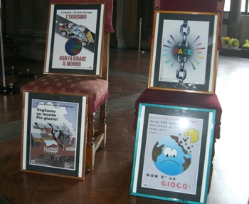 manifesti realizzati dagli studenti dell'istituto d'arte