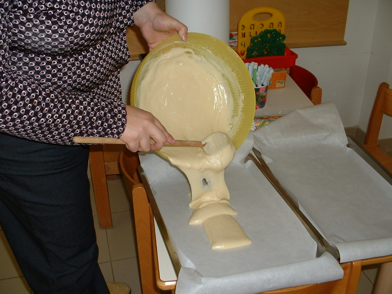 foto della preparazione del dolce