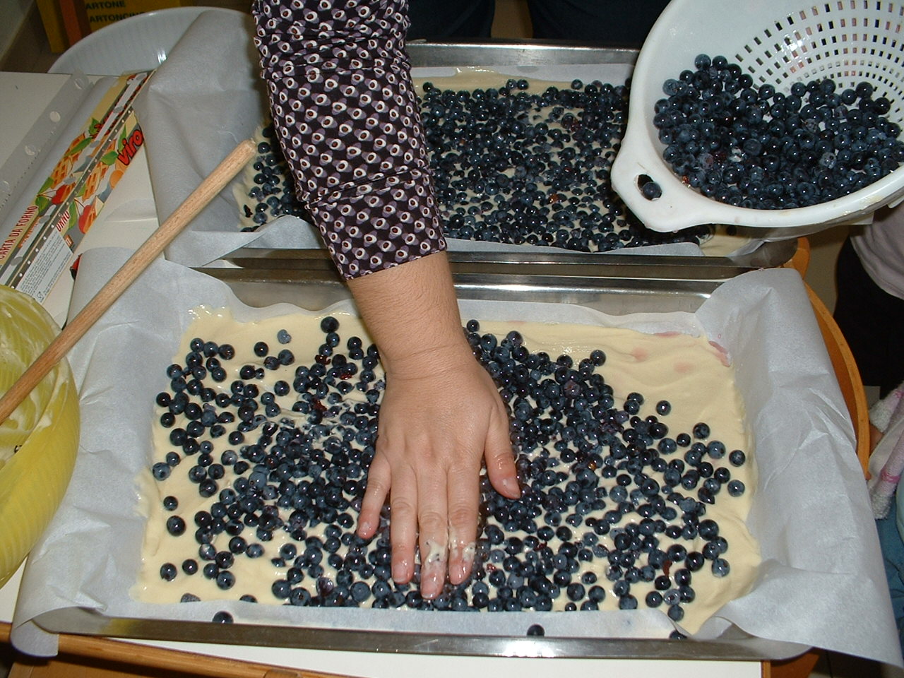 foto della preparazione del dolce