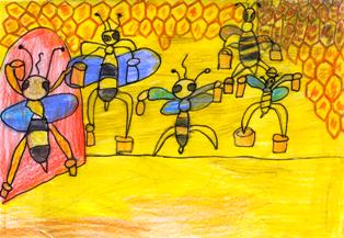 Disegno api magazziniere