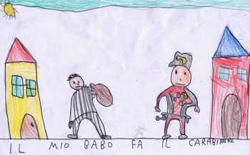 disegno del lavoro del babbo