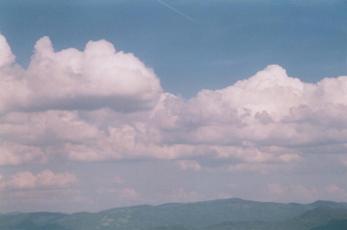 foto nuvole nel cielo sereno