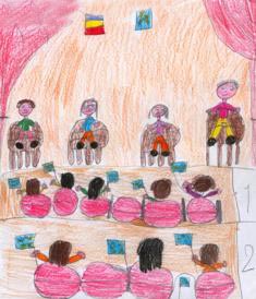 Disegno bambini al teatro del Vivaio