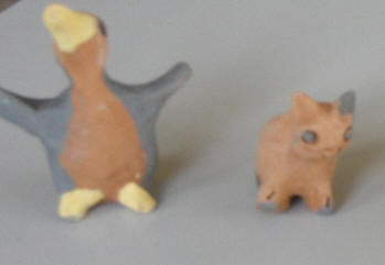 animaletti di ceramica