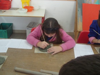 laboratorio di scrittura cuneiforme