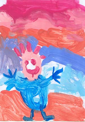 riproduzione dei bambini del dipinto di Munch