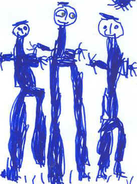 disegno di bambini che ridono