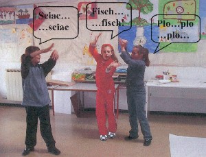 bambini "leggono" un disegno