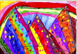 disegno montagna