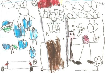 disegni dei bambini dal vero di Orsanmichele