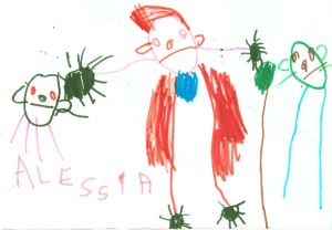 disegni dei bambini della storia