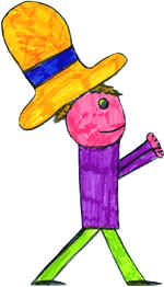 bambino con sombrero
