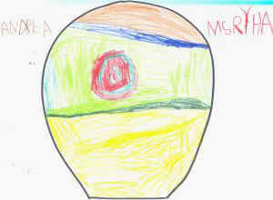 disegno individuale del pallone della mongolfiera