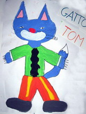 disegno gatto Tom