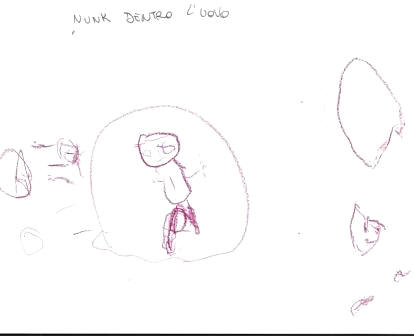 disegni della storia di Nunk