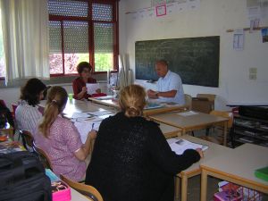 conversazione in lingua inglese tra insegnanti