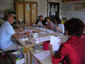 conversazione in lingua inglese tra insegnanti