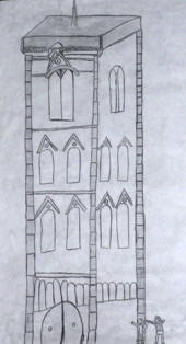 disegno del campanile di Giotto