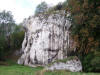 limestone rock, typical of the uplands